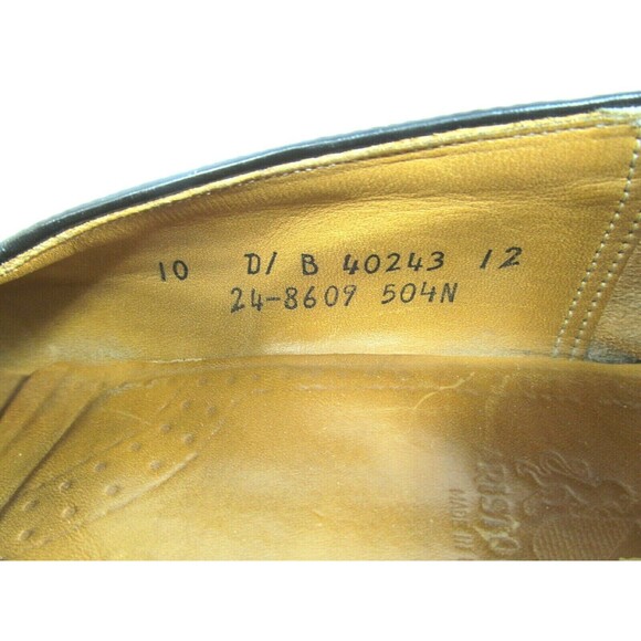 Johnston & Murphy Aristocraft  Burgundy Kilted Tassel Loafers Mens Size US 10 D - Picture 9 of 12